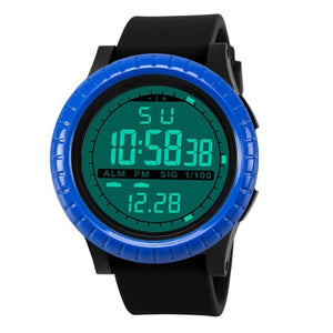 High Quality Fashion HONHX Sport Watch Boy Girl Child Kid Waterproof LED Light Analog Digital Wrist Watch Hot Clock