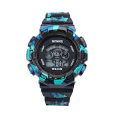 Hot Sale 2017 Cool Sports Mens Boys Digital Watches for kids Waterproof LED Quartz Alarm Date Wrist Watch Relogio Masculino