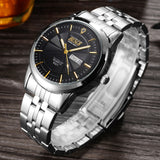 BOSCK Famous Brand Watches Men Luxury Brand Watches Mens Diamond Auto Date Calendar Sport Watch Waterproof Relogios Masculino