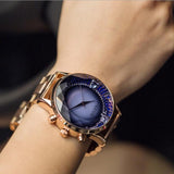 GUOU Watch Women Brand Top Luxury Gold Watches Diamond Women's Full Steel Ladies Watch Clock femme relogio femenino reloj mujer