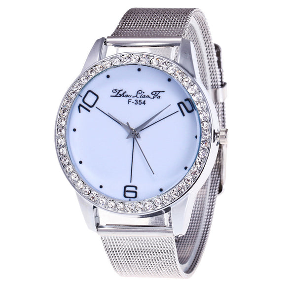 Unisex Watches Quartz Trendy Wrist Watch Stainless Steel Watches