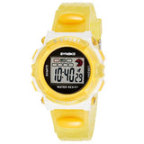 SYNOKE Rubber Digital Led Wristwatch Watch for Girls Kid Children